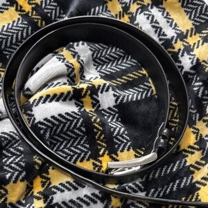 Classic Black Leather Belt